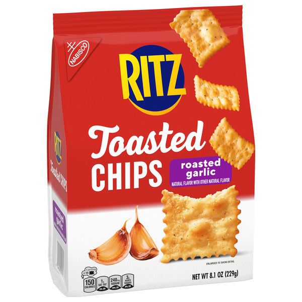 Ritz Toasted Chips Roasted Garlic