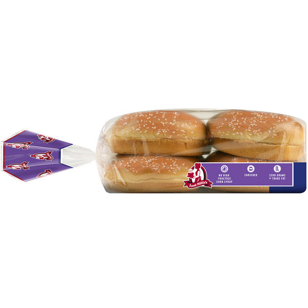 Aunt Millie's Stadium  Sesame Hamburger Buns