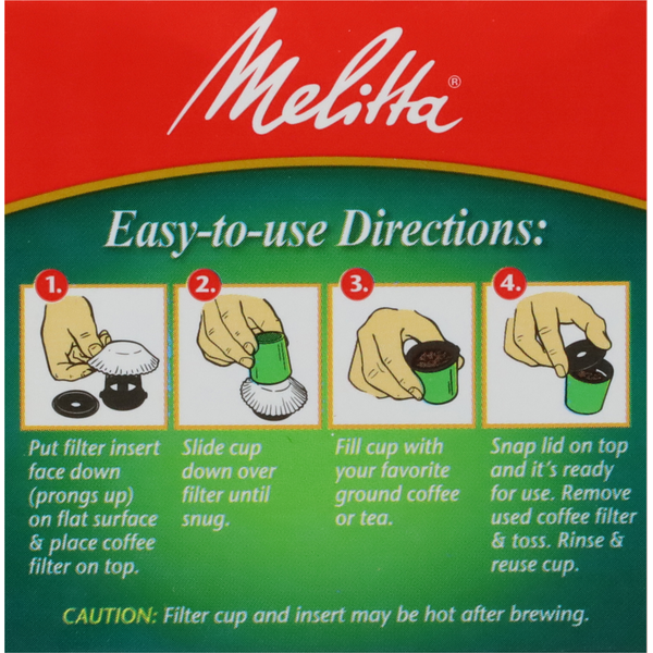 Melitta Coffee Filters, Single Serve