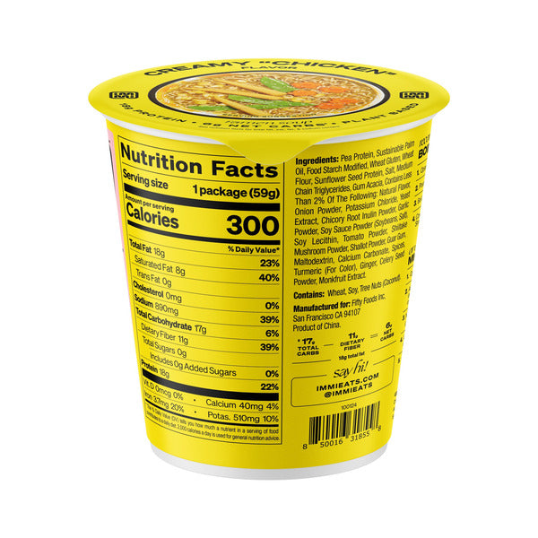 immi Creamy "Chicken" High Protein Ramen Cup