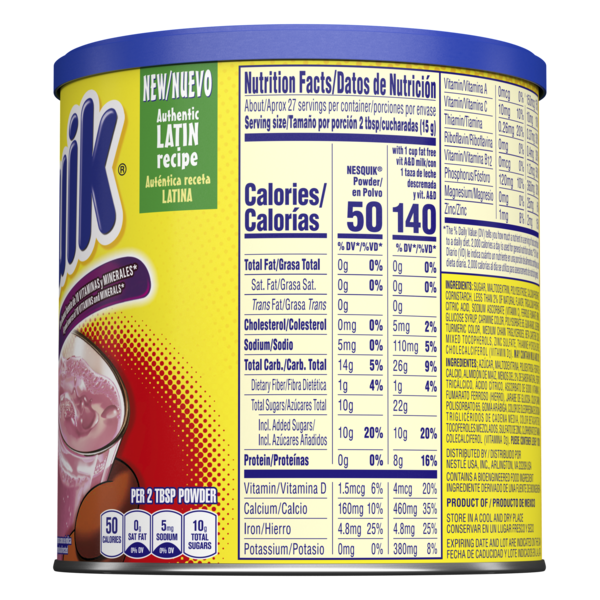 Nestlé NESQUIK Strawberry Powder Drink Mix