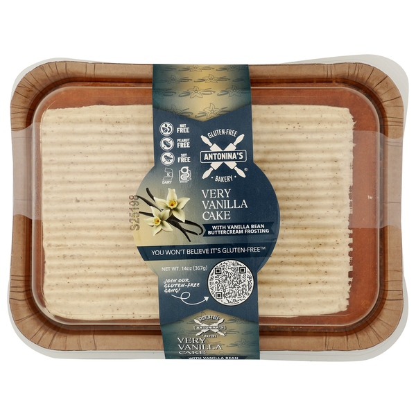 Antonina's Gluten-free Bakery Cake Mini Sheet Very Vanilla Gf, 14Oz, 9Pk