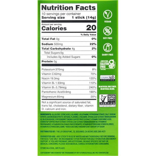Liquid I.V. Sugar-Free Strawberry Kiwi Drink Mix