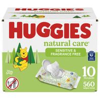 Huggies Natural Care Sensitive Unscented Baby Wipe...
️