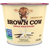 Brown Cow® Cream Top Whole Milk Yogurt Vanilla️