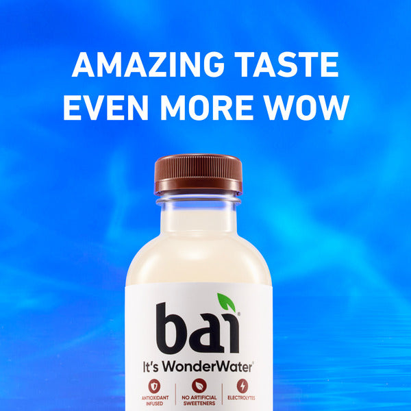Bai Antioxidant Infused Water Beverage, Shala Coconut Strawberry, 18 Fluid Ounce Bottle