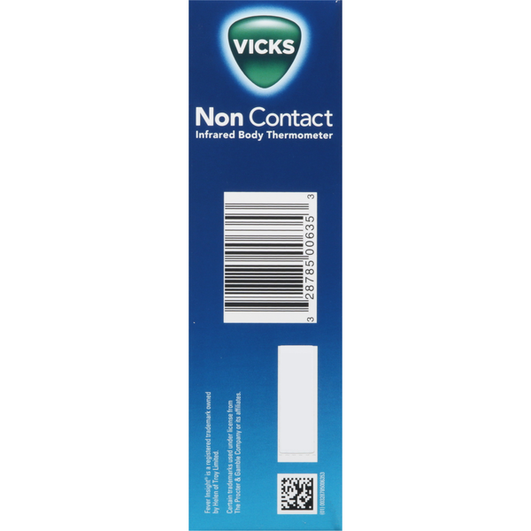 Vicks Body Thermometer, Infrared, Non Contact