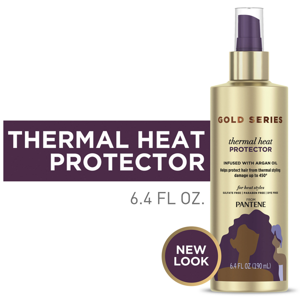 Pantene Gold Series Sulfate Free Thermal Heat Protector Infused with Argan Oil