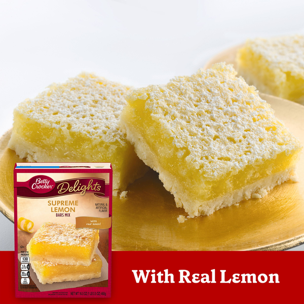 Betty Crocker Delights Supreme Lemon Bars Mix