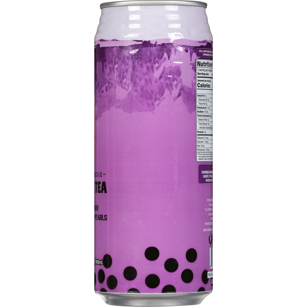 Pocas Bubble Tea, Taro Flavor with Tapioca Pearls, Taiwan Classic