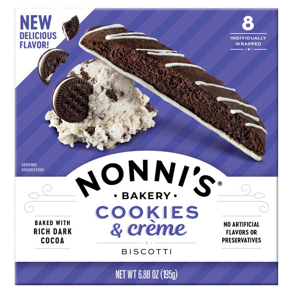 Nonni's Cookies & Créme Biscotti