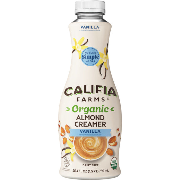 Califia Farms Organic Vanilla Almond Milk Coffee Creamer