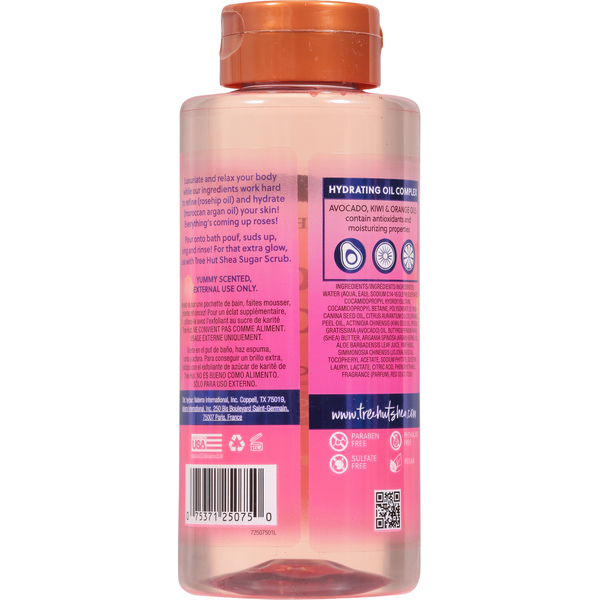 Tree Hut Gel Wash, Moroccan Rose, Foaming