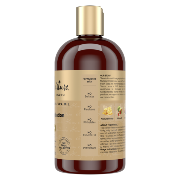SheaMoisture Intensive Hydration Shampoo Manuka Honey And Mafura Oil
