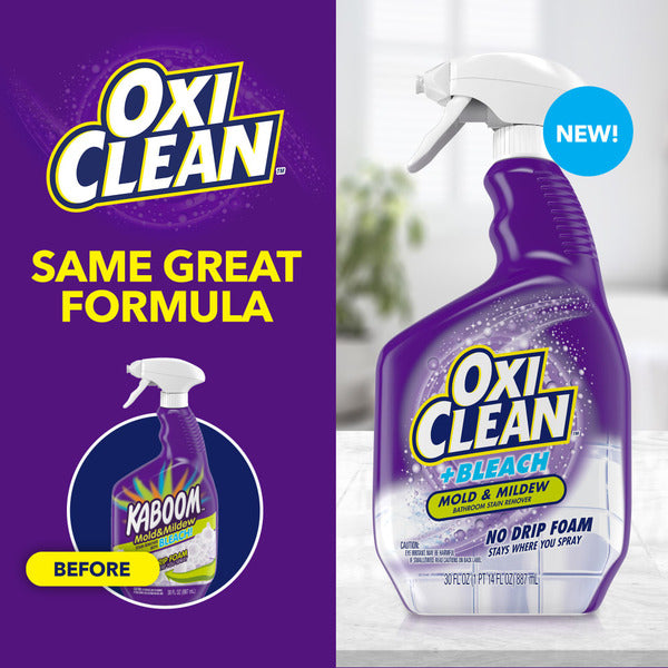 OxiClean No Drip Foam Mold & Mildew Stain Remover with Bleach