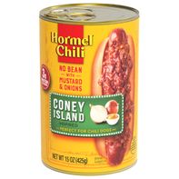 Hormel Coney Island Dog Chili, 15 OZ️