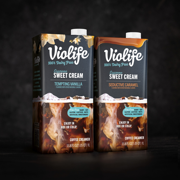 Violife Supreme Sweet Cream Caramel Coffee Creamer, Dairy-Free