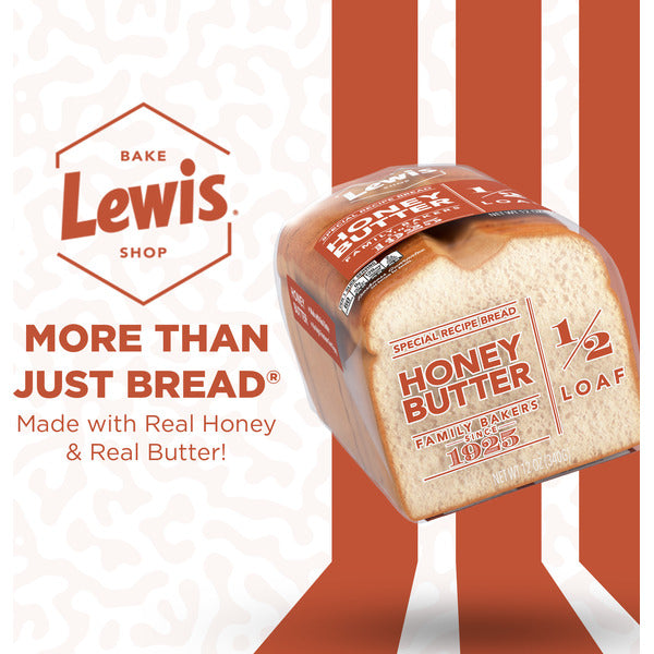 Lewis Bake Shop Honey Butter Half Loaf Bread