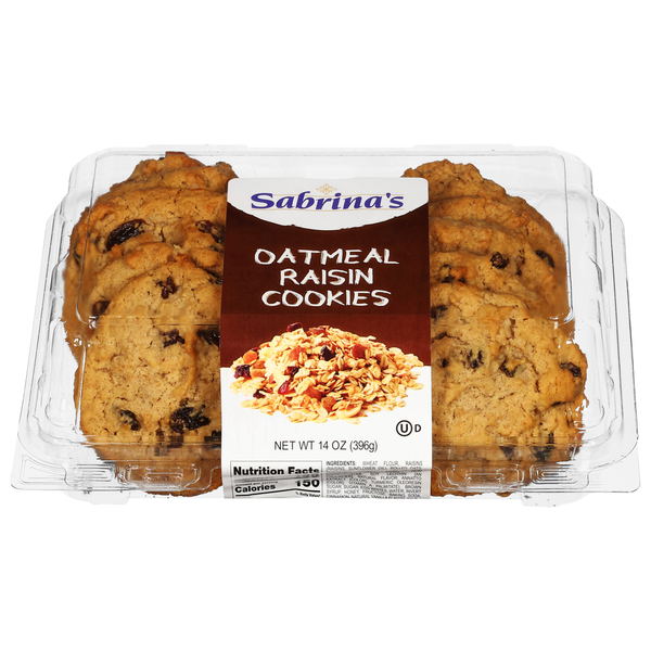 Sabrina's Cookies, Oatmeal Raisin
