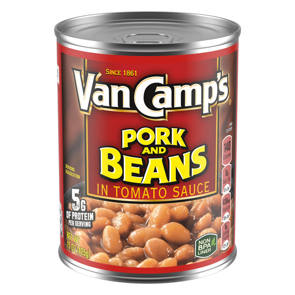 Van Camp’s Pork and Beans with Tomato Sauce, Canned Beans