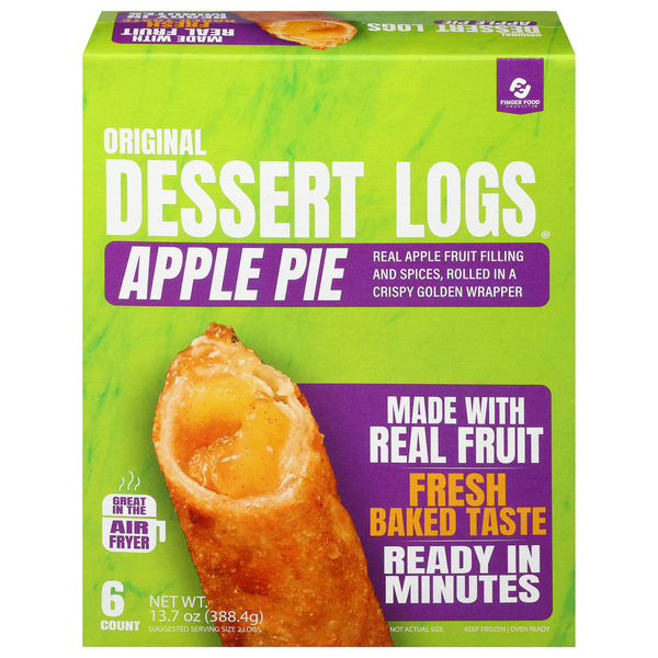 Finger Food Products Original Apple Pie Dessert Logs
