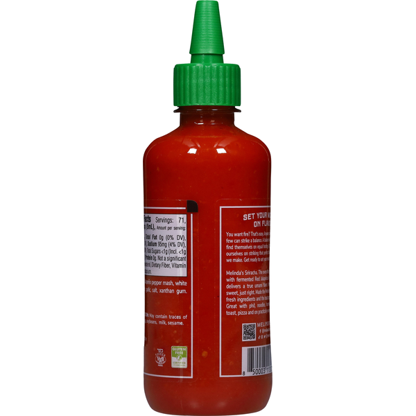 Melinda's Sauce, Hot Chili, Sriracha
