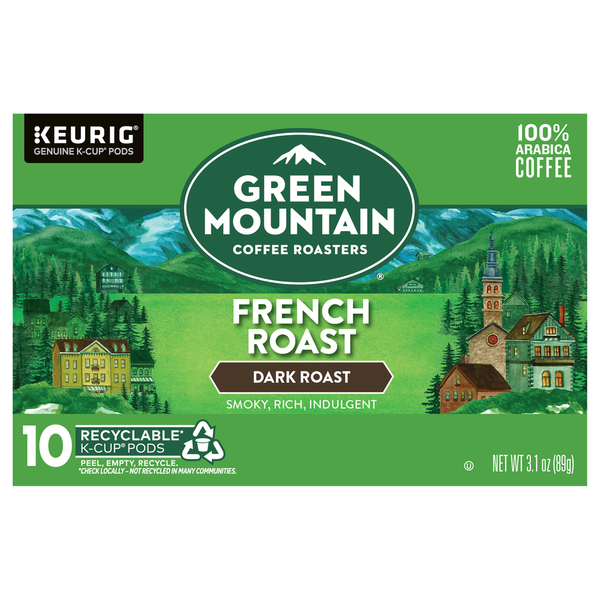 Green Mountain Coffee Roasters Coffee, Dark Roast, French Roast, K-Cup Pods