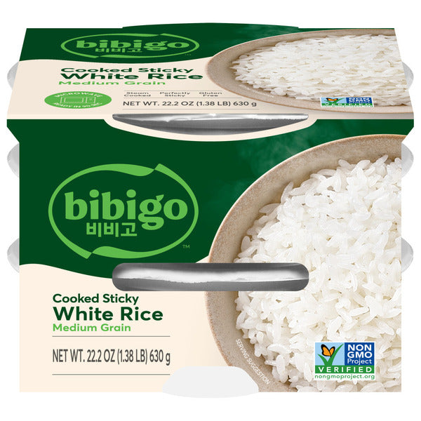Bibigo Cooked Sticky White Rice