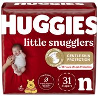 Huggies Little Snugglers Baby Diapers, Size Newbor...
️