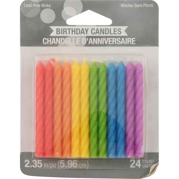 Creative Converting Candles, Birthday