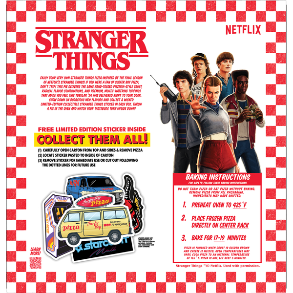 Stranger Things Hand-Tossed Style Crust Hawkins Lab Combination Pizza