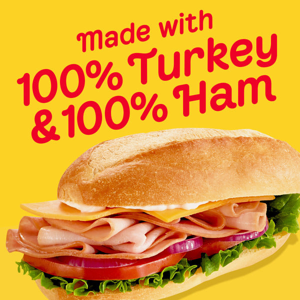 Oscar Mayer Sub Kit with Honey Ham & Honey Smoked Turkey Sliced Deli Sandwich Lunch Meat