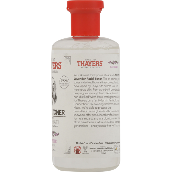 Thayers Facial Toner, Alcohol-Free, Lavender, Witch Hazel