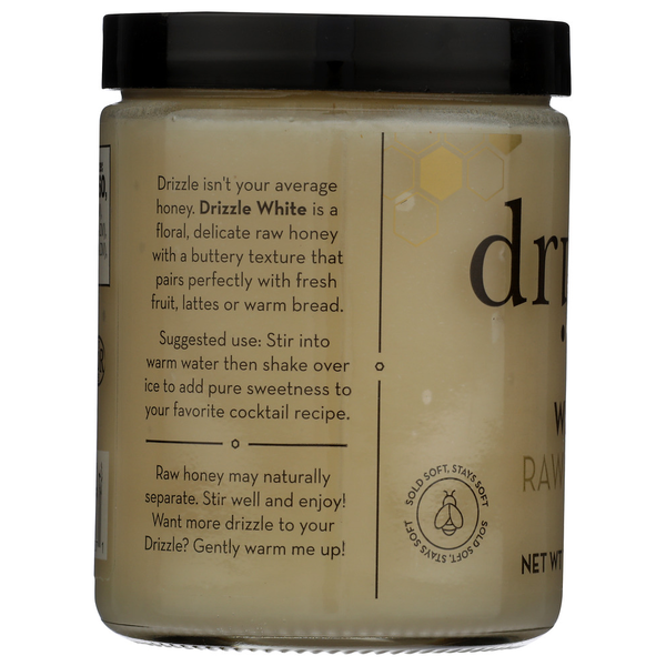 Drizzle Everyday Honey, White Raw Honey 13.