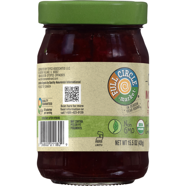 Full Circle Fruit Spread, Morello Cherry