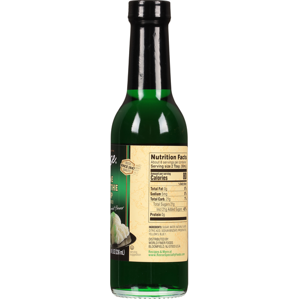 Reese's Creme de Menthe Syrup