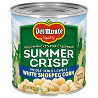 Del Monte Whole Kernel Sweet White Shoepeg Corn️