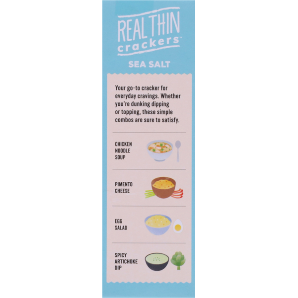 Mary's Gone Crackers Organic Real Thin Sea Salt Crackers