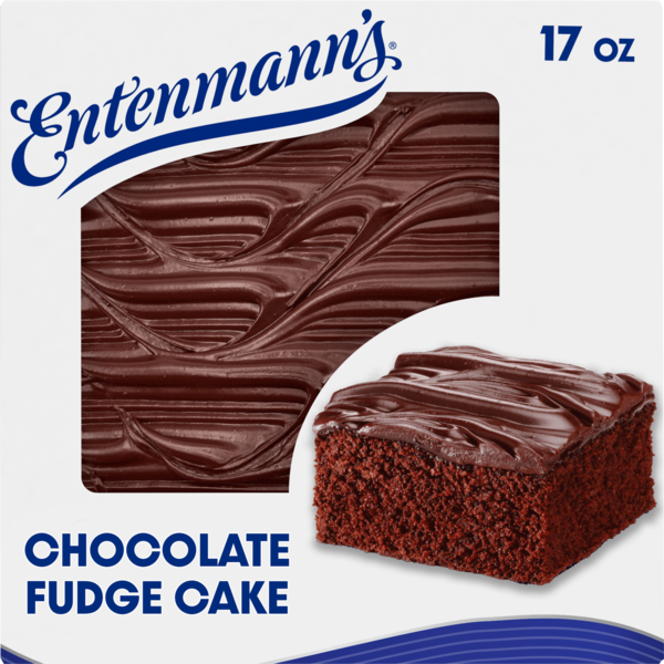 Entenmann's Chocolate Fudge, Iced Cake, Sheet Cake, 17 oz