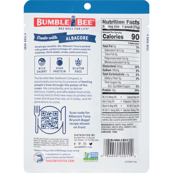 Bumble Bee Wild Caught Albacore Tuna