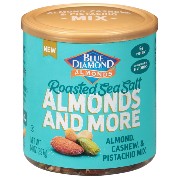 Blue Diamond Roasted Sea Salt Almonds and More