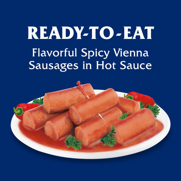 Armour Hot & Spicy Flavored Vienna Canned Sausage