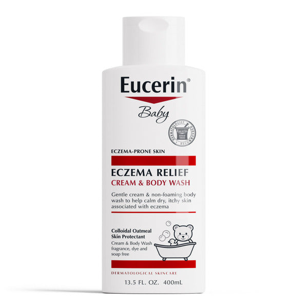 Eucerin Eczema Relief Cream Body Wash, Eczema Body Wash For Babies