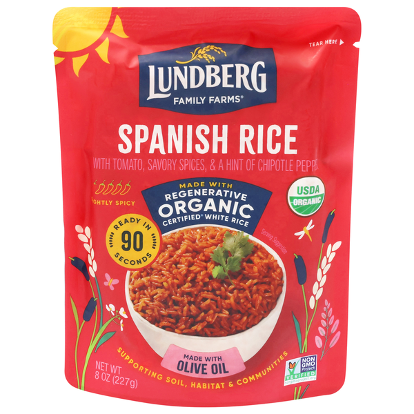 Lundberg Family Farms Organic Lightly Spicy Spanish Rice with Olive Oil