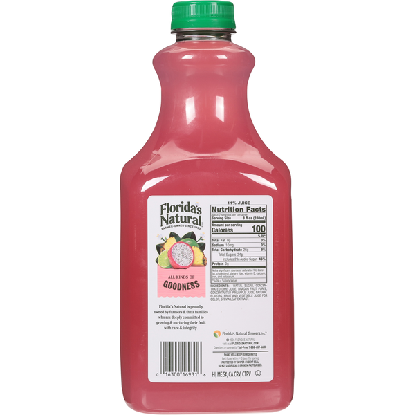 Florida's Natural Pineapple Dragon Fruit Limeade
