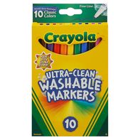 Crayola Markers, Washable, Ultra-Clean, Classic, F...
️