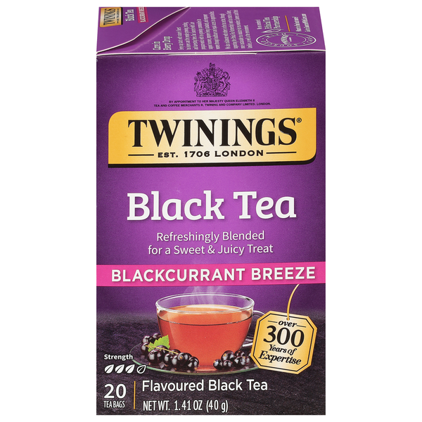 Twinings Of London Blackcurrant Breeze Premium Black Tea Bags