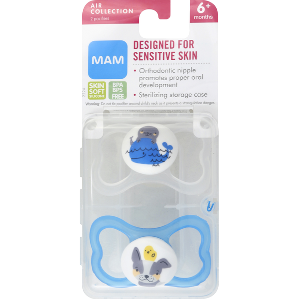 MAM Pacifiers, Air Collection, 6+ Months