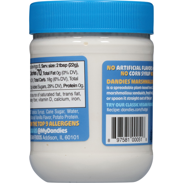 Dandies Marshmallow Cream, Vegan