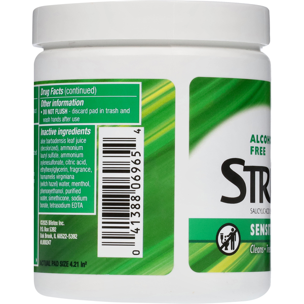 Stridex Alcohol Free Sensitive with Aloe Acne Pads